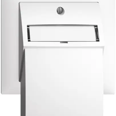 Kit de montage INC Edue FKE, avec capot de sortie droite, pour 2×Keystone, blanc 