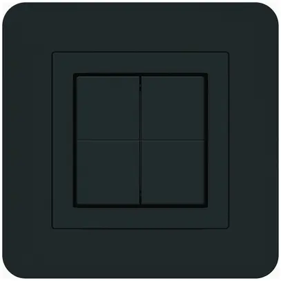 Pulsante senza fili Friends of Hue KTR, 4×, 94×94mm, nero 