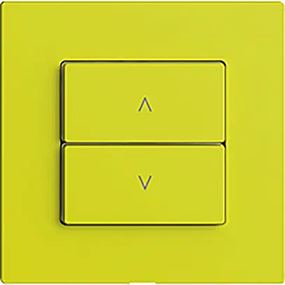 Interrupteur stores 1K/2T WLAN Edue Wiser lemon 