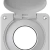 Oberteil robusto für Steckdose IP55 mit Runddichtung hellgrau 
