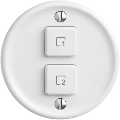 Pulsante scene STANDARDdue Wiser SNAPFIX® 2 scene 2 tasti bi 