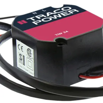 Alimentazione INS Traco TIW 24-124, IN: 230VUC, OUT: 24VDC/24W, IP67 