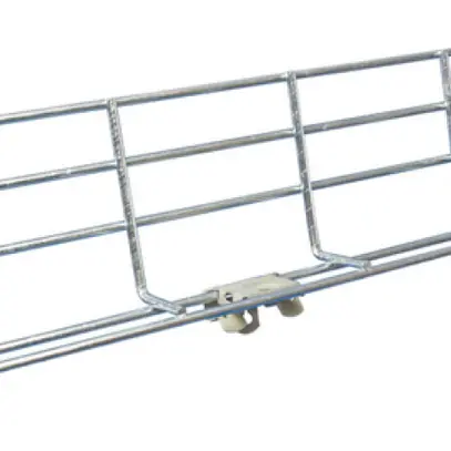 Caniveau à grille L avec attache de rebord Caddy 110mm 1.5m rebord 14…20mm 