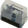 Boîte de raccordement Woertz pour câble plat DALI 3×2.5+2×1.5mm² bus 