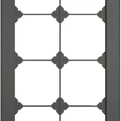 En-tête ENC EDIZIO.liv SNAPFIX® 4×2 pour combinaisons au choix gris foncé 