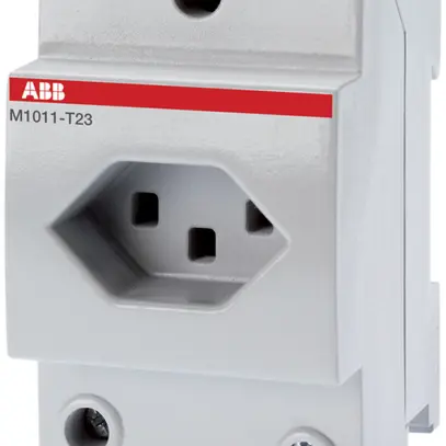 Prise INC ABB T23 DIN gris 
