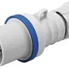Spina CEE GEWISS 16A IP44/54 3P 6h 250V morsetti a vite Ø57×134mm blu 