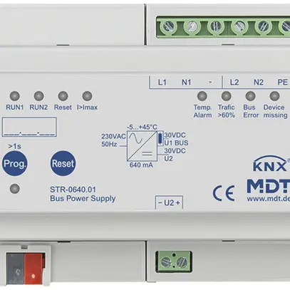 Alimentation KNX AMD MDT STR-0640.01 30V 640mA 1 ligne 1 inductance d'arrêt 6UM 