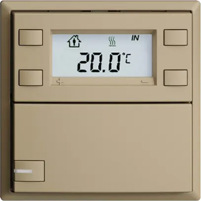 UP-RTH-Taster KNX 1-fach EDIZIOdue F sand, mit LED RGB 