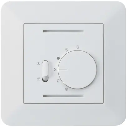 Thermostat ENC Hager kallysto.trend, a.interrupteur chauffage/refroidiss., bc 