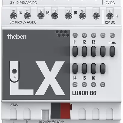 Entrata binaria KNX AMD Theben LUXORliving 6-canale 