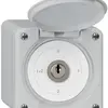 Interruttore a chiave con copertura AP robusto IP55 S1/1P grigio 