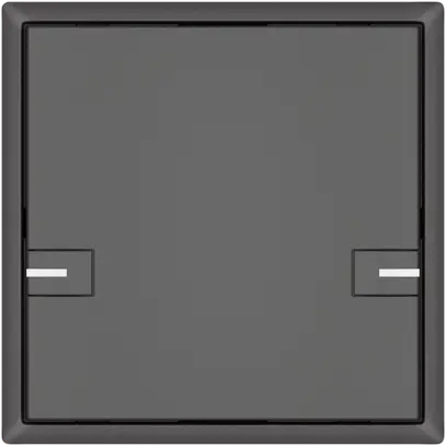 Pulsante KNX RGB EDIZIO.liv SNAPFIX® sensore temp.RGB-LED 1× com.2T grs 