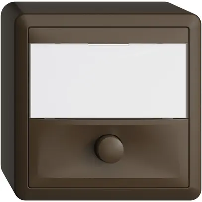 Poussoir AP avec porte-étiquette EDIZIOdue coffee 