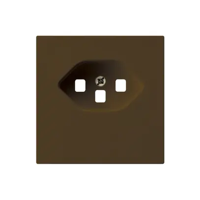 Frontplatte kallysto T23 br 60×60mm für Steckdose Schraubklemme 