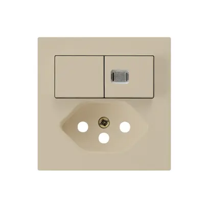 Kit frontale kallysto S1/T13 60×60 beige con 1 lente e protezione bambini 