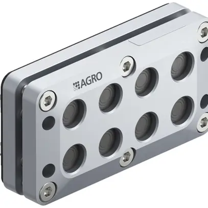 Mehrfachdurchführung AGRO MCE S010 8 Löcher 4…10mm Aluminium grau 