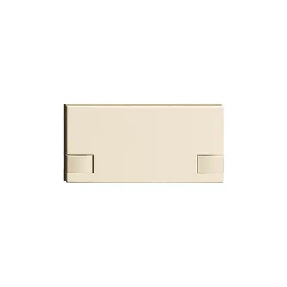 Touche 1/2 KNX/électron.s.LED EDIZIOdue commande à 2-touches crema 