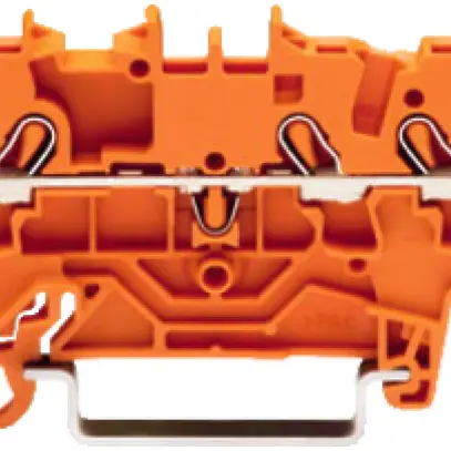 Durchgangsklemme WAGO TopJob-S 2.5mm² 3L orange Serie 2002 