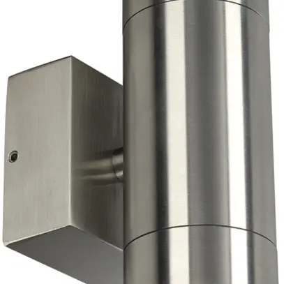 Applique SLV ASTINA STEEL, 2×GU10 35W IP44 acier fin 