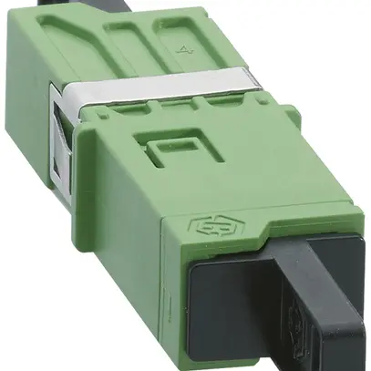 LWL-Kupplung Hager HMS E2000 APC SM grün 