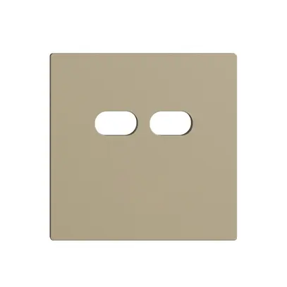 Kit di montaggio Feller EDIZIOdue per presa USB 18W 2×tipo C sand 