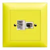 Prise ENC xDSL RJ45/TT83 lemon ITplus EDIZIOdue, avec filtre 