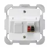 Presa INC audio kallysto 1×bianco morsetto per 1 altoparlante piastra fissaggio 