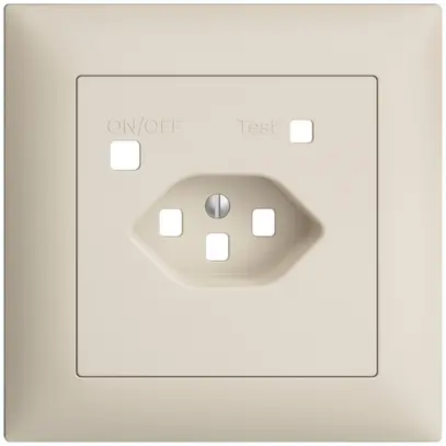 Kit frontal EDIZIOdue pour prise FI FMI, T23, crema 