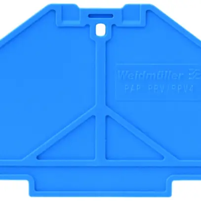 Piastra terminale Weidmüller PAP PRV/PPV4 70×3mm blu 