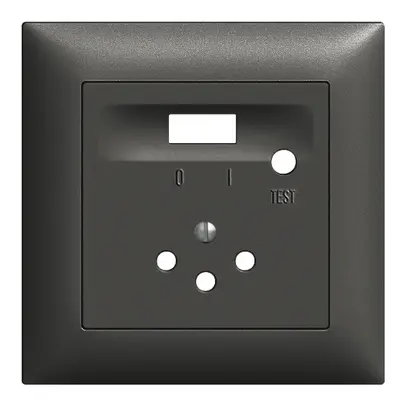 Kit frontale EDIZIOdue nero 88×88mm T12 FI 