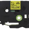 Schriftbandkassette kompatibel zu OZE-621, 9mm×8m, gelb/schwarz 