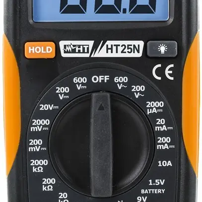 Multimètre digital Optec 600VACDC 10A CAT III 600V 