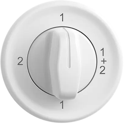 Interrupteur rotatif STANDARDdue SNAPFIX® manette commutateur série 1/1L bc 