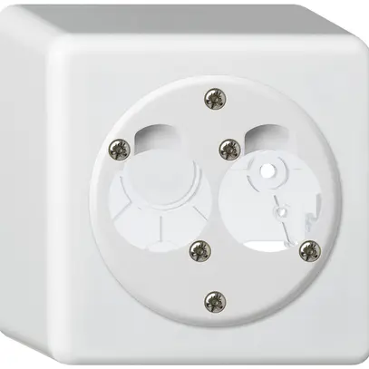 Kit di montaggio AP per 2 XLR basico bianco 