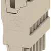 Fiche Weidmüller APG 2.5mm² 6L beige 