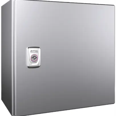 Armoire compacte Rittal AX, 1 porte, IP66, 300×300×210mm, acier fin V2A 