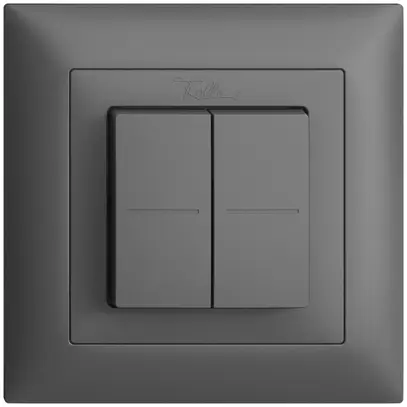 Pulsante RF Bluetooth Feller EDIZIOdue FMI, Low Energy, 4K/2T, senza pile, grs 