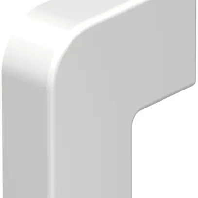 Angle plat Bettermann pour canal d'installation WDK blanc pur 10×20mm 