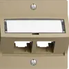 Montageset S-One EDIZIOdue F für 2×RJ45 schräg, sand 