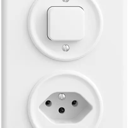 Combinazione INC STANDARDdue 1L+1×T13 bianco 