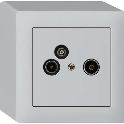 AP-Antennendose R/TV-Daten kallysto 2GHz 19db hellgrau 