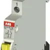 Contact poussoir INC ABB 16A 1no/nc jaune 