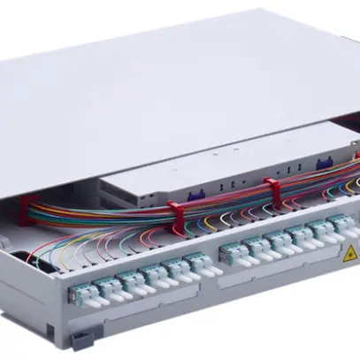 Pannello di distribuzione 19" FO UniRack2 1UA 12×LC-Duplex OM3 