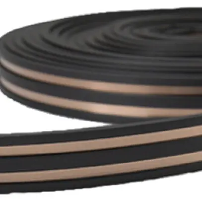 Conducteur plat DOTLUX RETAILO 24V 2 pôles matière synthétique/cuivre noir 25m 