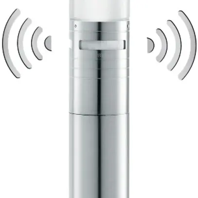 Paletto luminoso Steinel GL 60 E27 con lampada LED 8.6W 812lm 3000K IP44 ws 