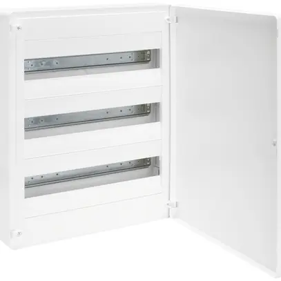 Quadro di distribuzione AP Hager golf 3 file 54UM porta IP40 389.5×501.5×98.5mm 