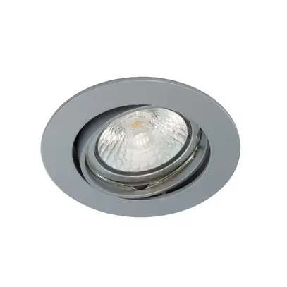 Lampa da incasso N-5049 cromo opaco molle di tensione, Ø di montaggio 75mm 
