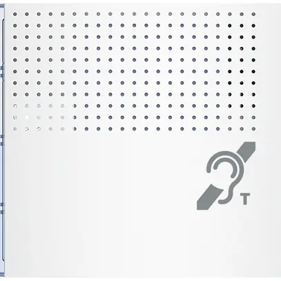 Frontale per modulo Teleloop bianco 