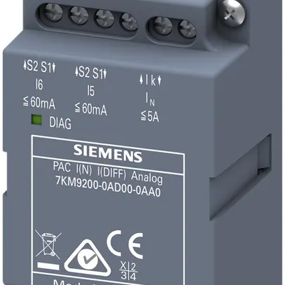 Module d'extension Siemens SENTRON pour PAC3200/4200, I(N)/I(diff) 